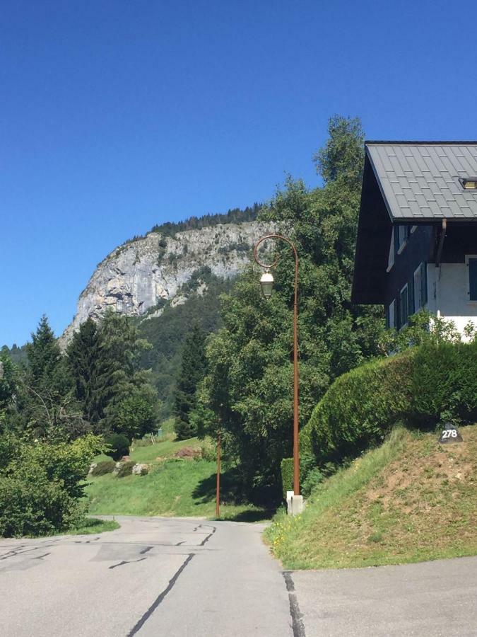 Chalet La Grande Vue Saint-Jean-dʼAulps Buitenkant foto