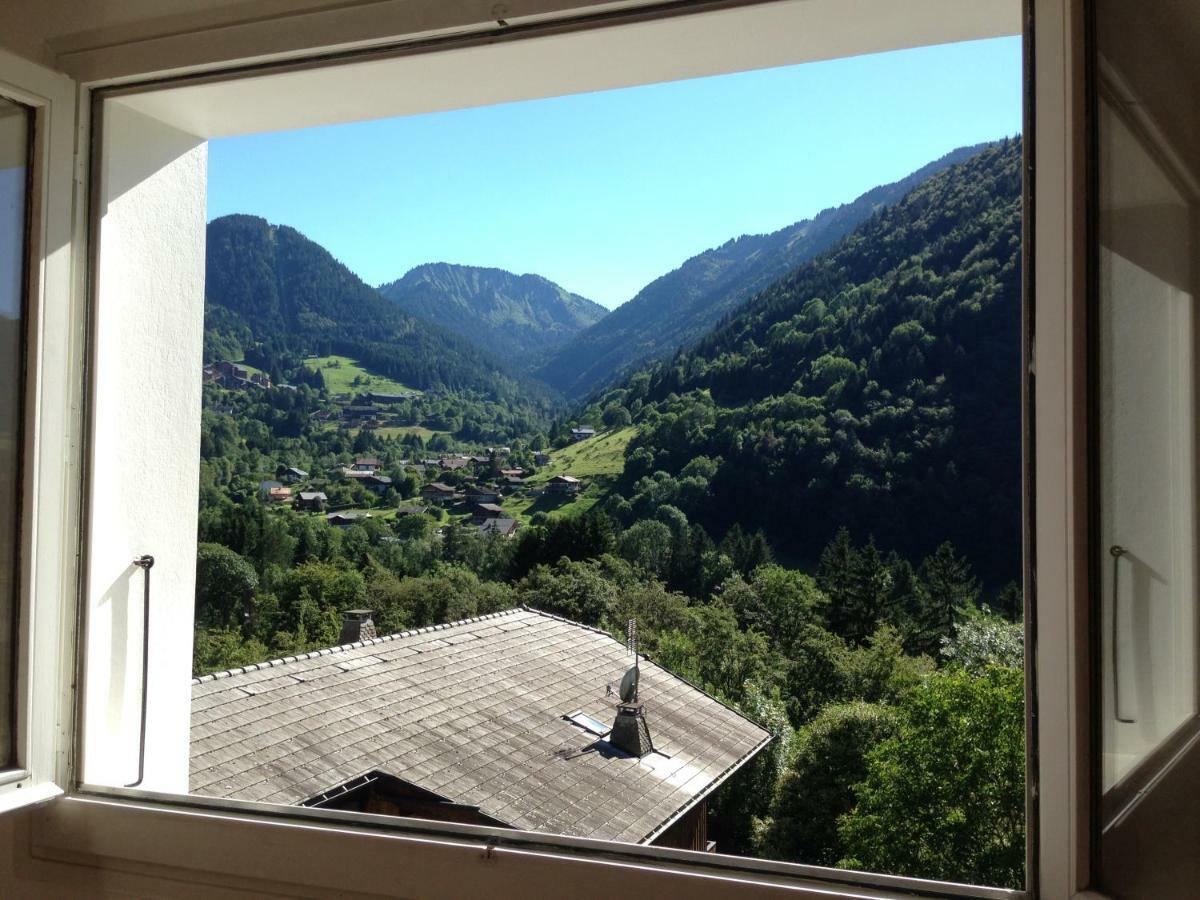 Chalet La Grande Vue Saint-Jean-dʼAulps Buitenkant foto