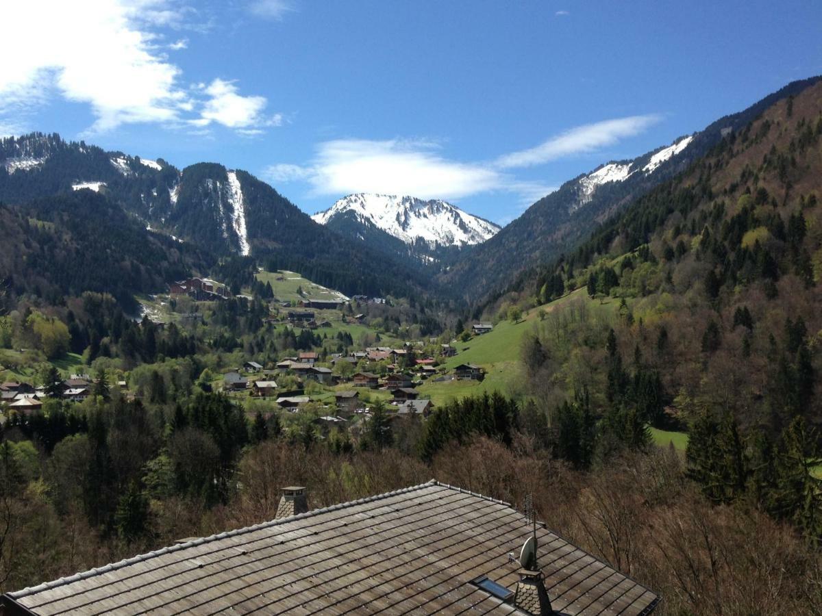 Chalet La Grande Vue Saint-Jean-dʼAulps Buitenkant foto