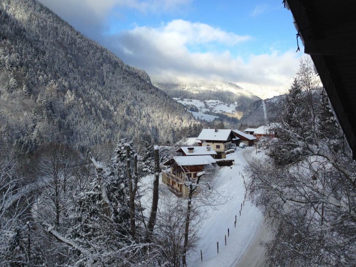 Chalet La Grande Vue Saint-Jean-dʼAulps Buitenkant foto