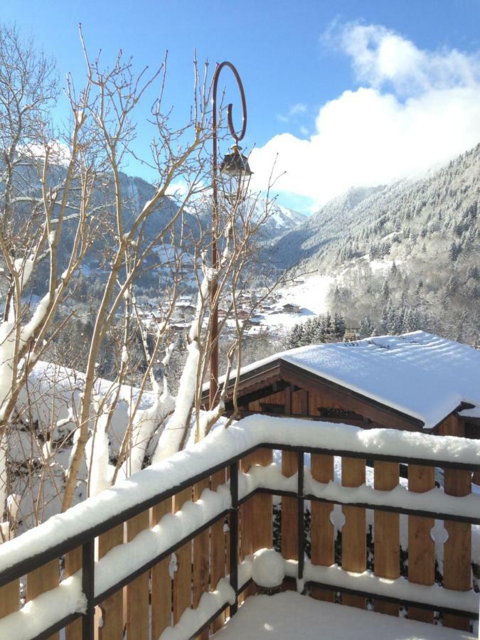 Chalet La Grande Vue Saint-Jean-dʼAulps Buitenkant foto