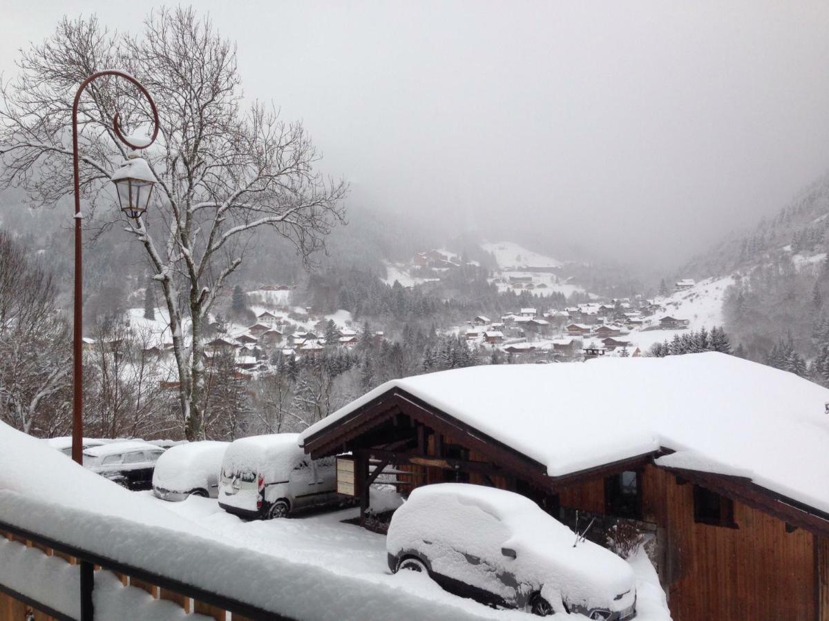 Chalet La Grande Vue Saint-Jean-dʼAulps Buitenkant foto